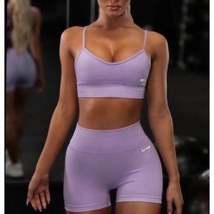 Oh Polly seamless sports bra and shorts